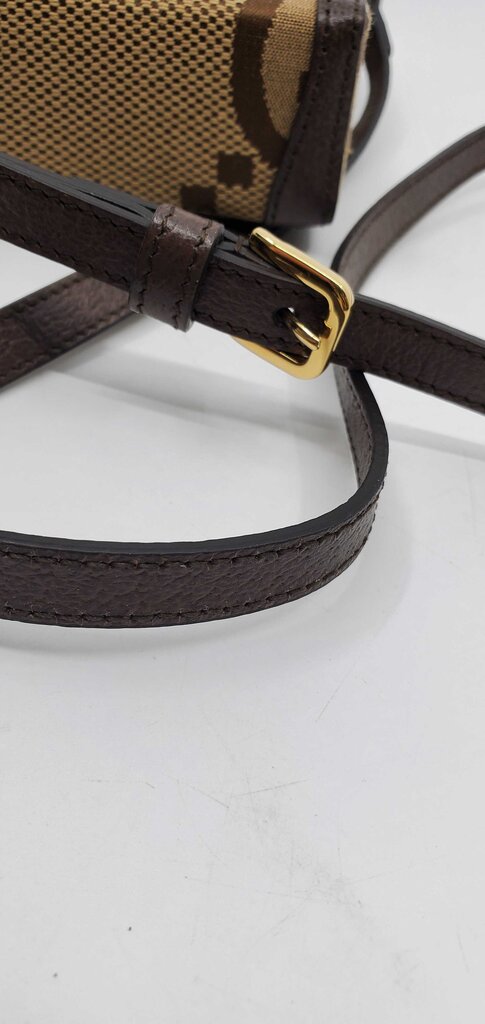 Gucci 1955 Horsebit Mini Phone Bag GG jumbo canvas