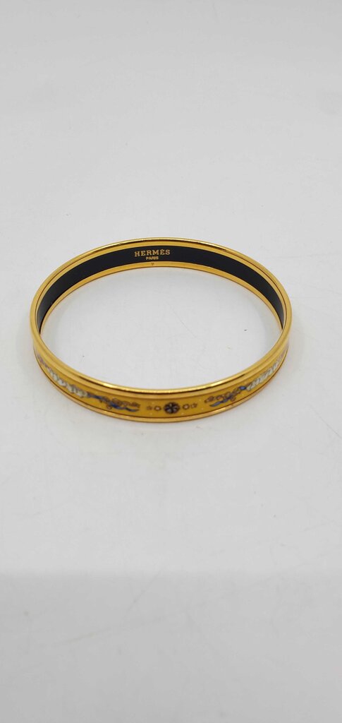 Hermès yellow THIN enamel pm bangle