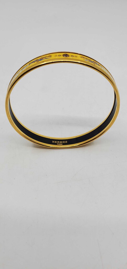 Hermès yellow THIN enamel pm bangle