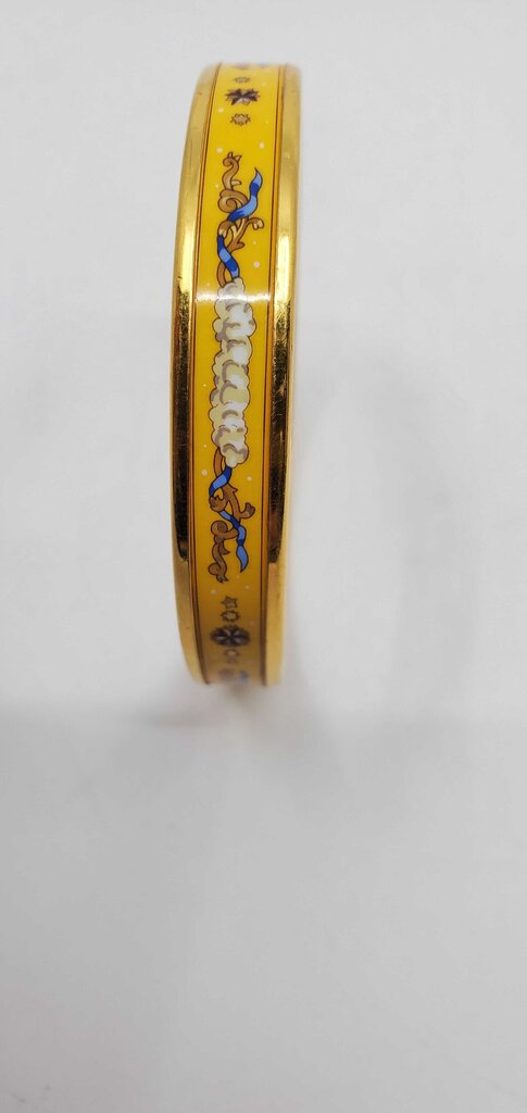 Hermès yellow THIN enamel pm bangle