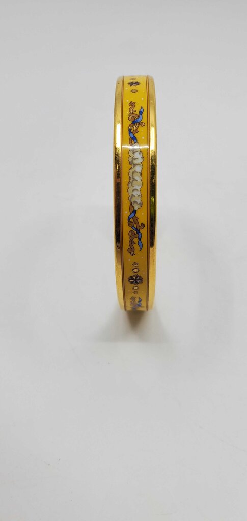Hermès yellow THIN enamel pm bangle