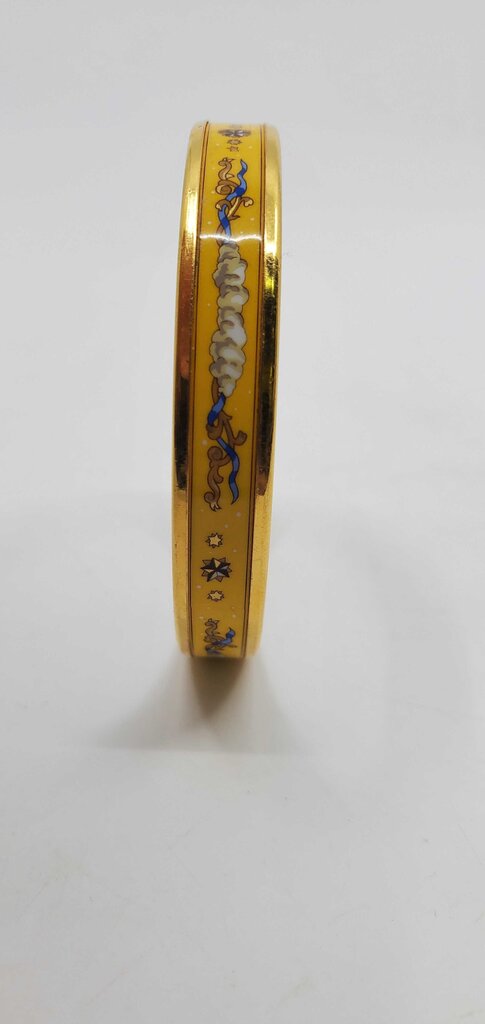 Hermès yellow THIN enamel pm bangle