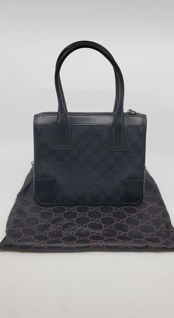 Gucci GG nylon Canvas top handle small tote