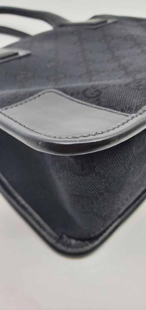 Gucci GG nylon Canvas top handle small tote