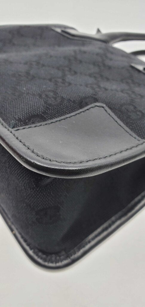 Gucci GG nylon Canvas top handle small tote