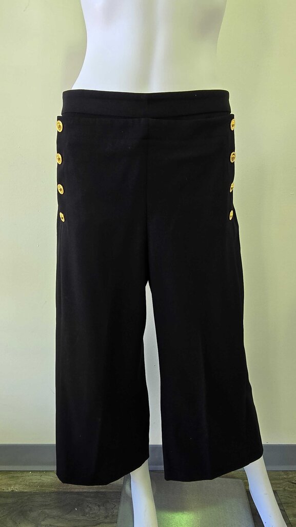 Versace Wide-Leg Wool Stretch Sailor Pants