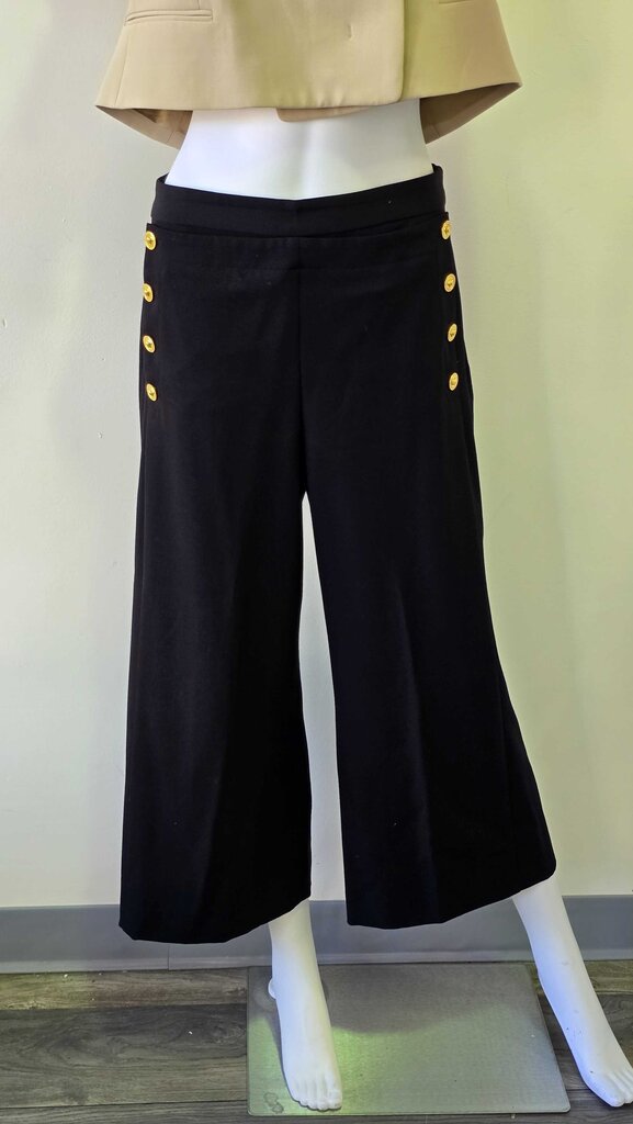 Versace Wide-Leg Wool Stretch Sailor Pants