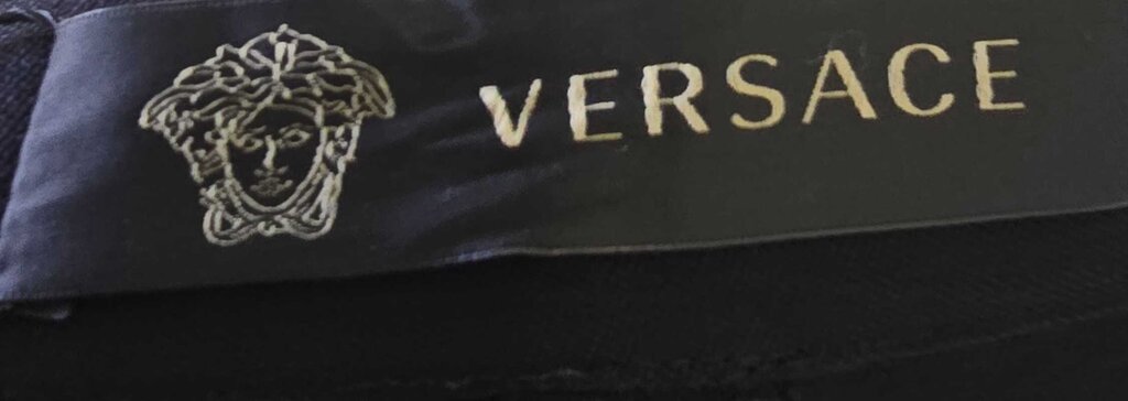 Versace Wide-Leg Wool Stretch Sailor Pants