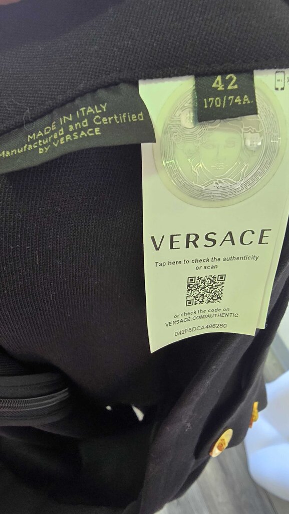 Versace Wide-Leg Wool Stretch Sailor Pants