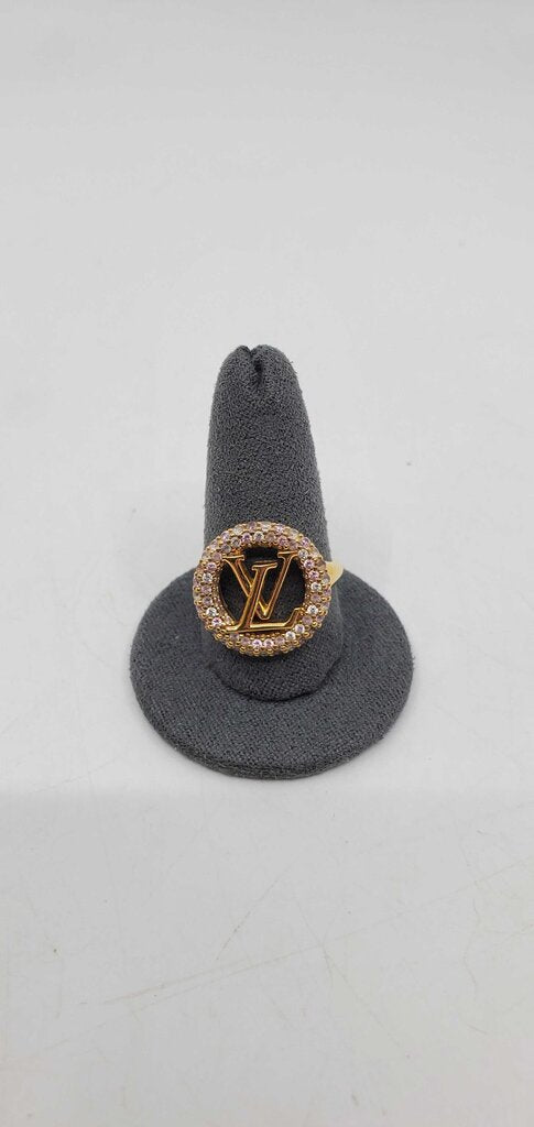 Louis Vuitton Metal Crystal Louise Tresor Ring