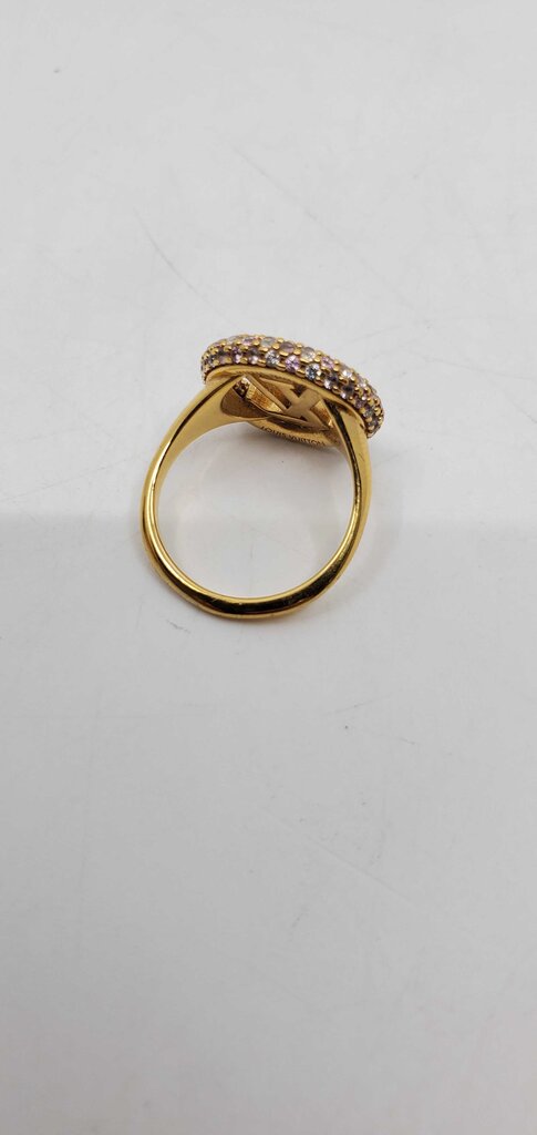 Louis Vuitton Metal Crystal Louise Tresor Ring