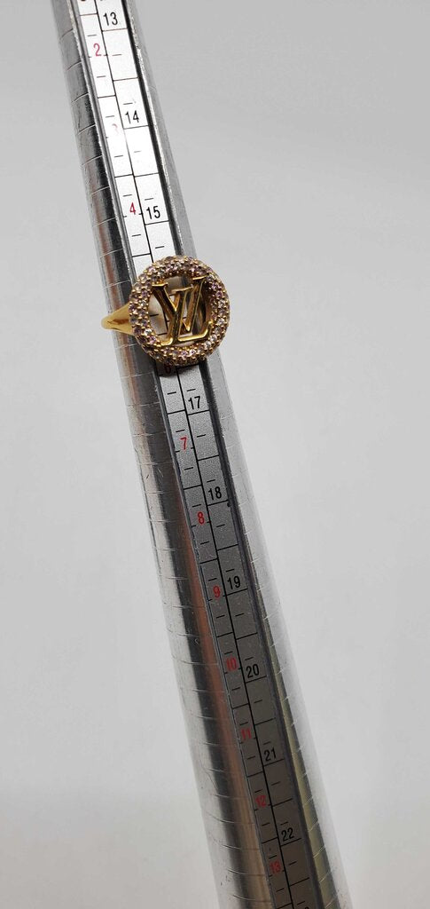 Louis Vuitton Metal Crystal Louise Tresor Ring