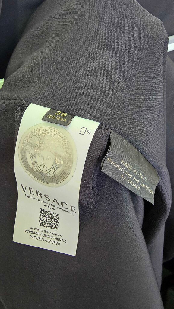 Versace 3/4 Sleeve Mini Dress