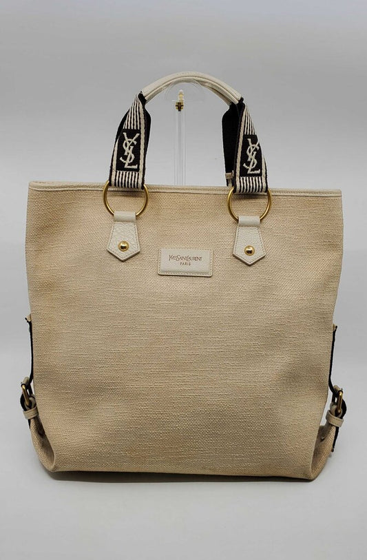 YSL Canvas Tote