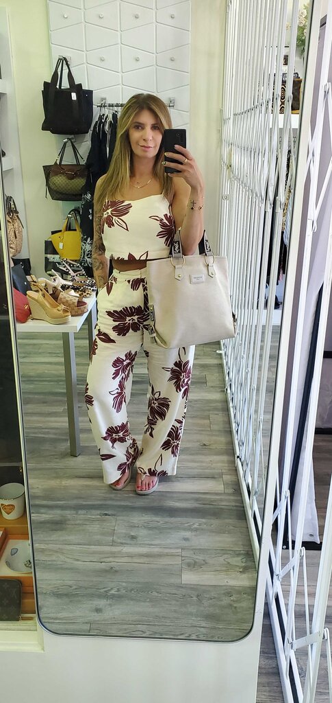 YSL Canvas Tote