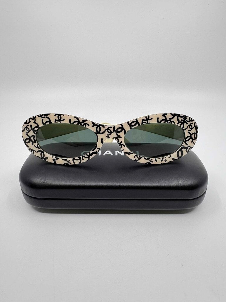 Chanel Vintage Interlocking CC Logo Sunglasses
