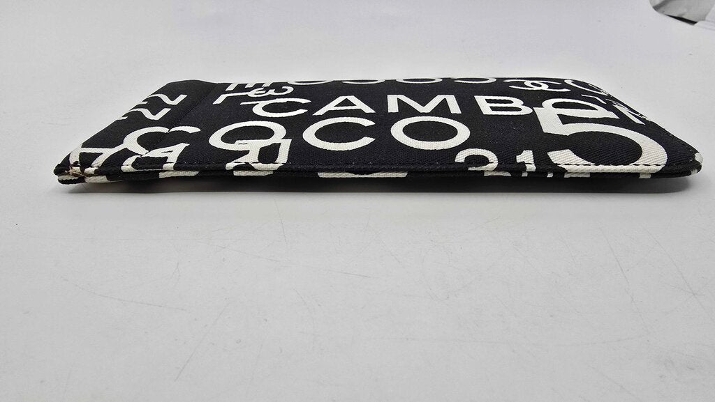 Chanel Black 31 Rue Cambon Print Canvas Sunglasses Pouch