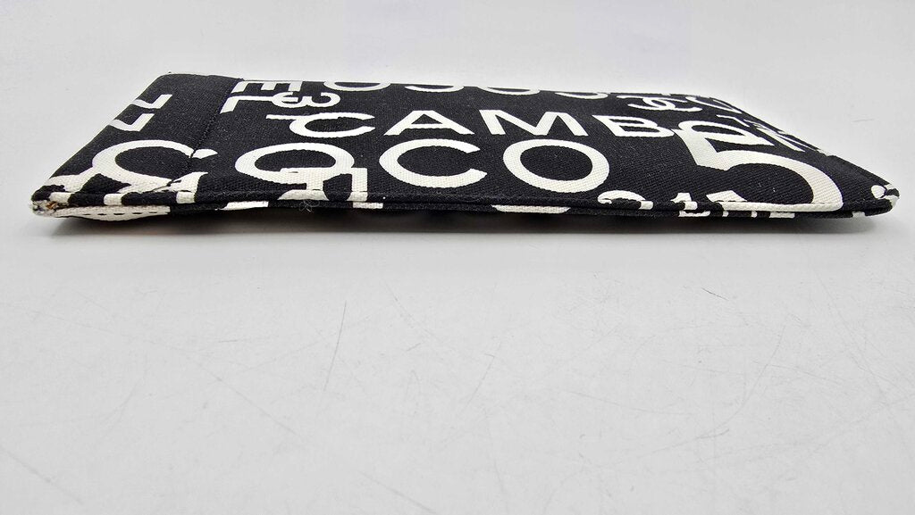 Chanel Black 31 Rue Cambon Print Canvas Sunglasses Pouch