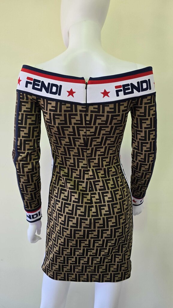 Fendi x Fila Printed Mini Dress