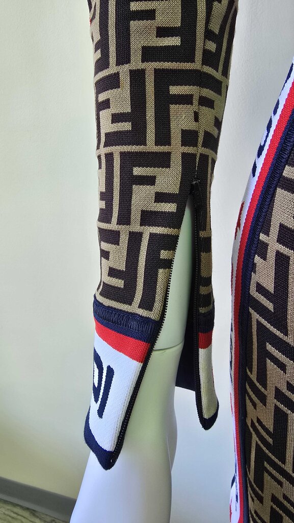 Fendi x Fila Printed Mini Dress
