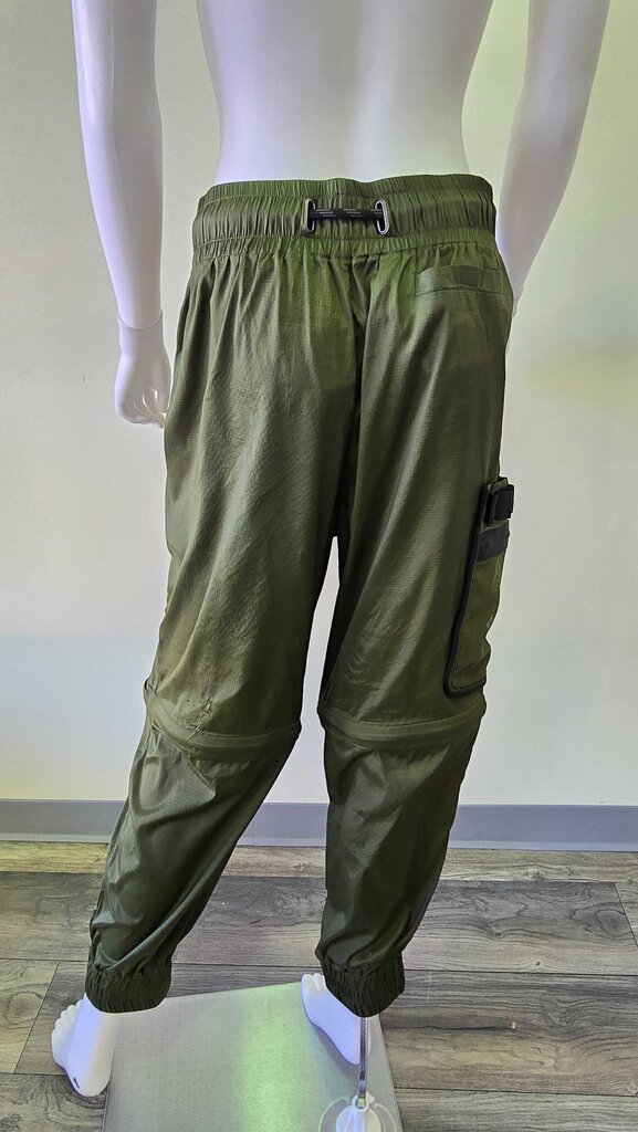Fendi Nylon Zip Jogger Track Pants