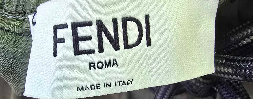 Fendi Nylon Zip Jogger Track Pants