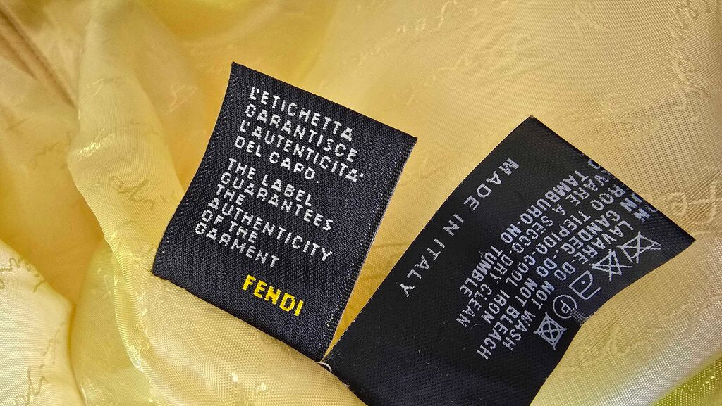 Fendi Zip Up Dress