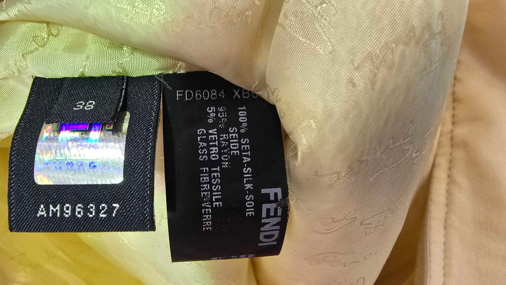 Fendi Zip Up Dress
