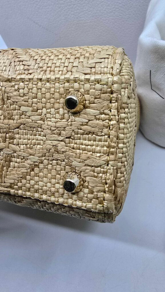 Dior Mini Cannage Raffia Lady D-Lite