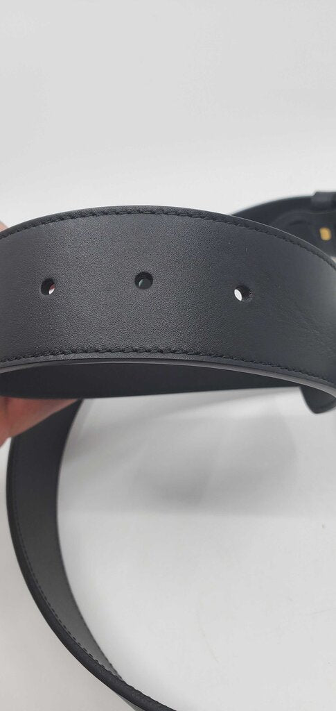 Gucci GG Marmont Faux Pearl Accents Leather Belt