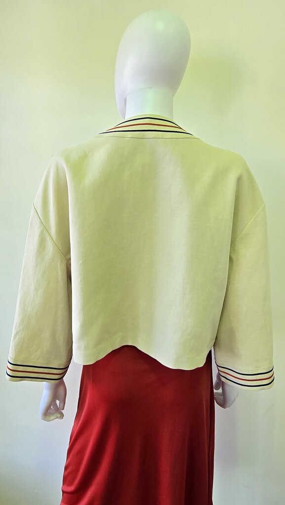 Gucci Anchor Applique Cropped Jacket