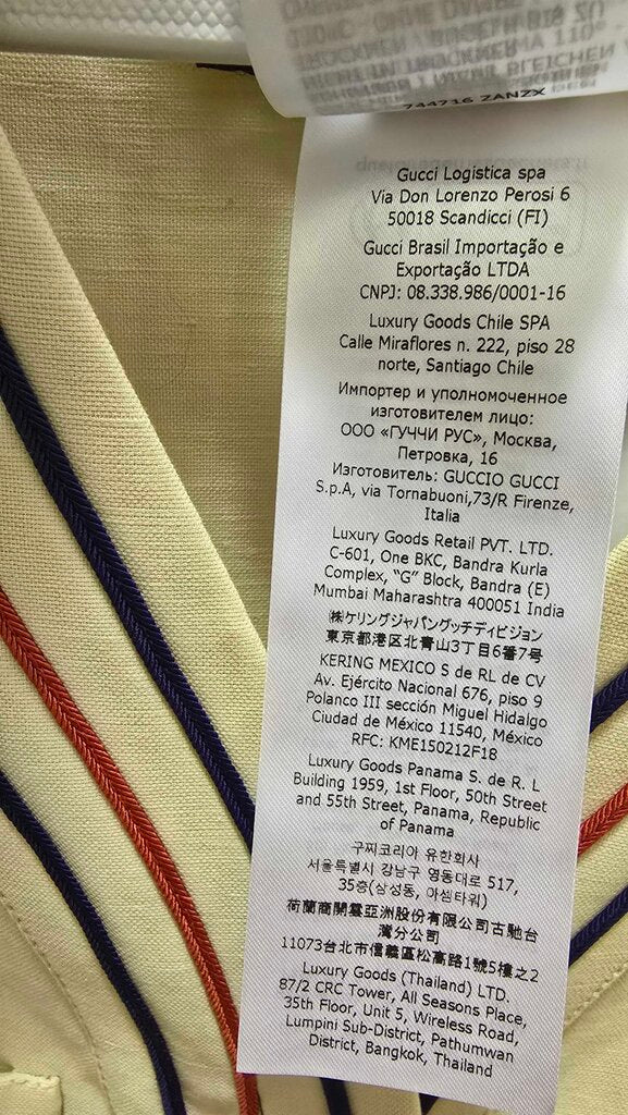 Gucci Anchor Applique Cropped Jacket