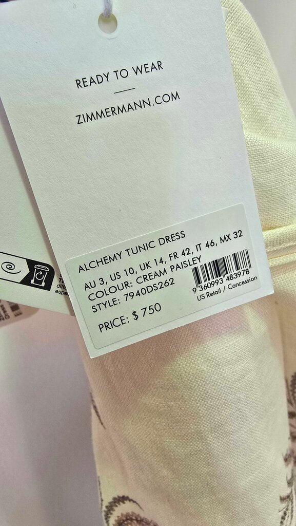 Zimmermann Alchemy Tunic Dress