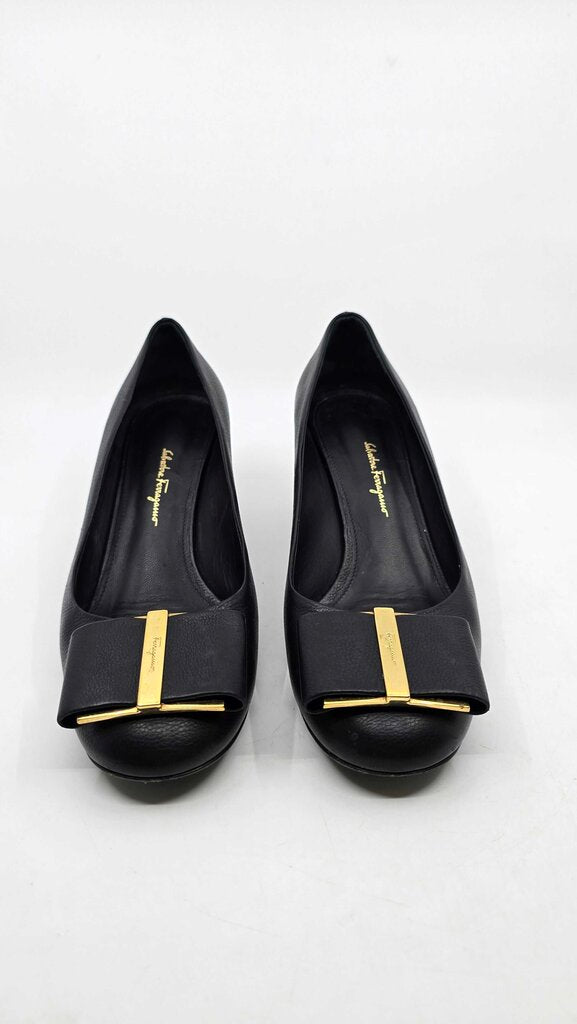 Salvatore Ferragamo Capua Leather Pumps