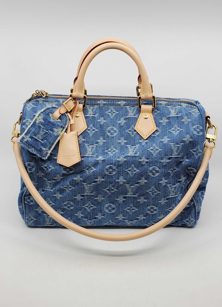 Louis Vuitton Denim Speedy Soft 30