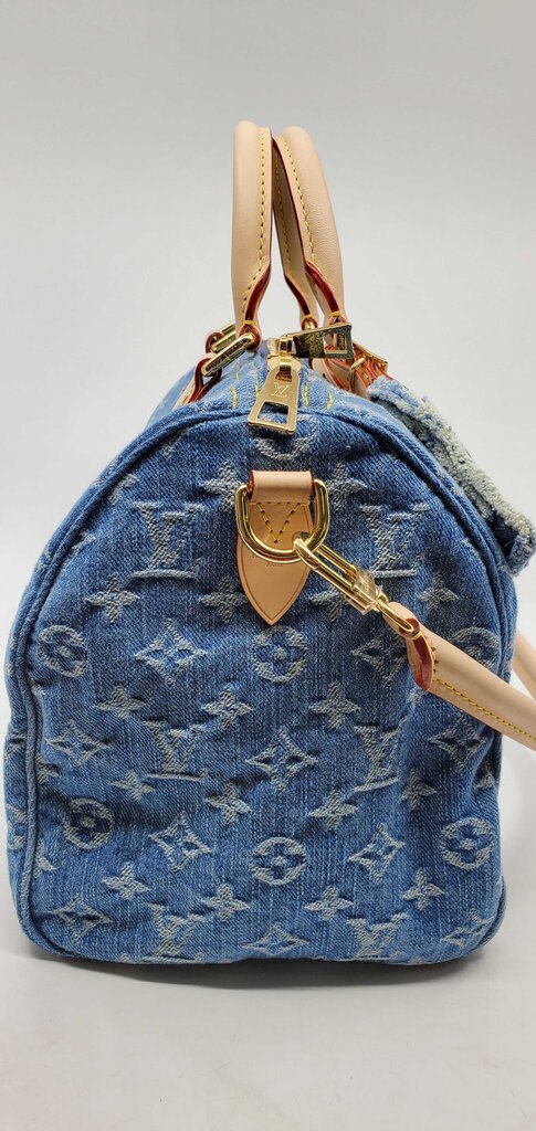 Louis Vuitton Denim Speedy Soft 30