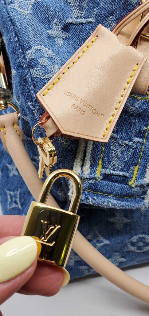 Louis Vuitton Denim Speedy Soft 30