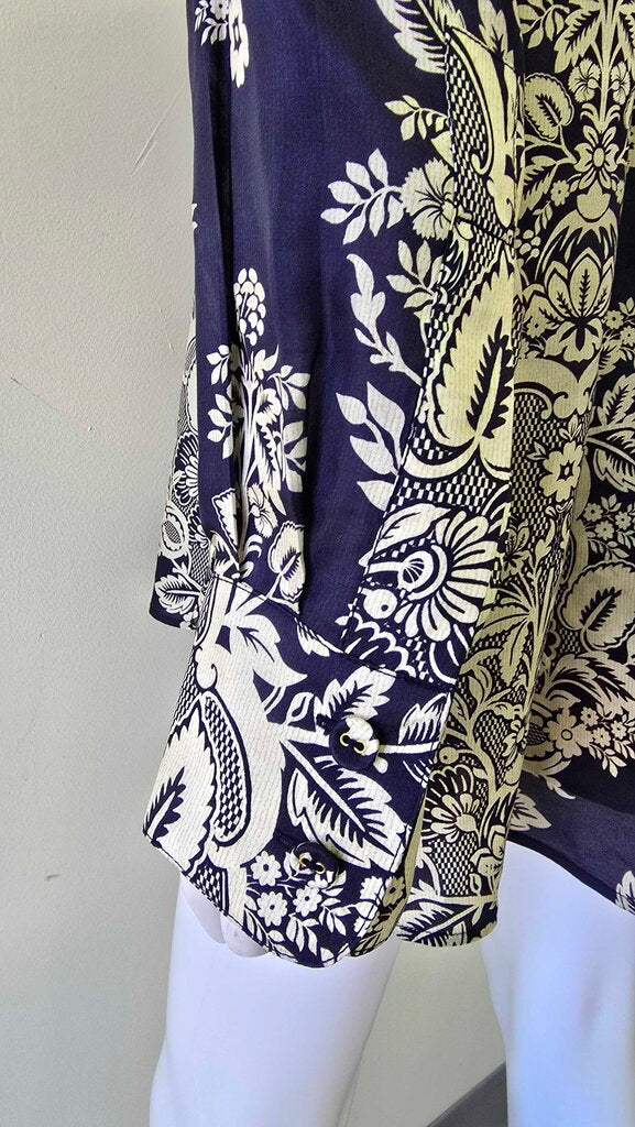 ZIMMERMAN PRINTED SILK SHIRT AND SHORTS SET