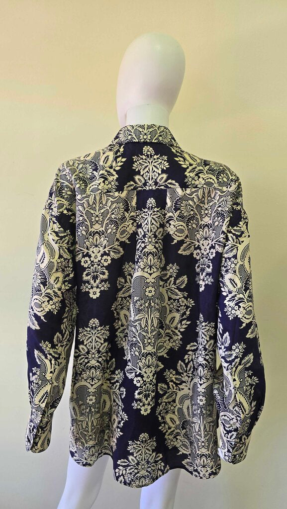 ZIMMERMAN PRINTED SILK SHIRT AND SHORTS SET