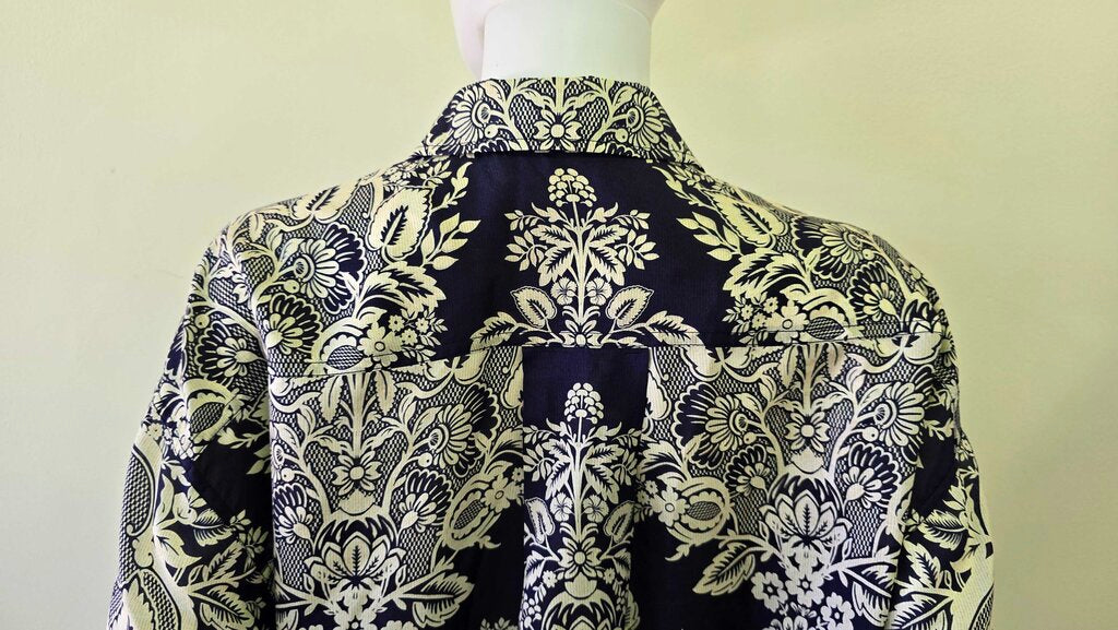 ZIMMERMAN PRINTED SILK SHIRT AND SHORTS SET