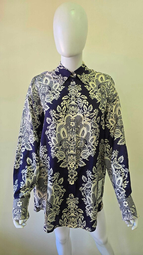 ZIMMERMAN PRINTED SILK SHIRT AND SHORTS SET