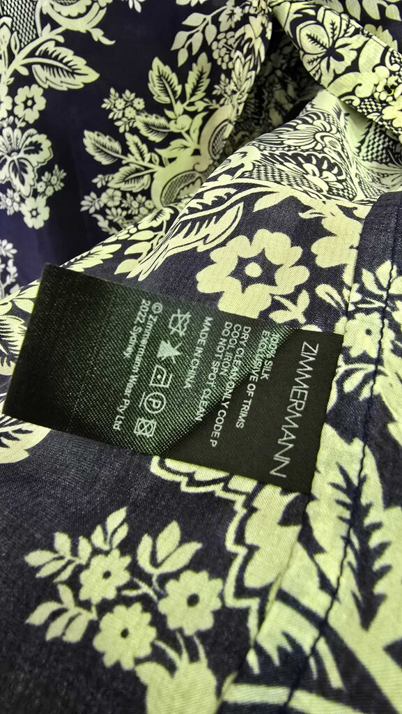 ZIMMERMAN PRINTED SILK SHIRT AND SHORTS SET