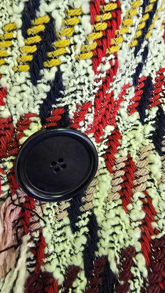 AKRIS PUNTO CROPPED FRINGE TWEED JACKET