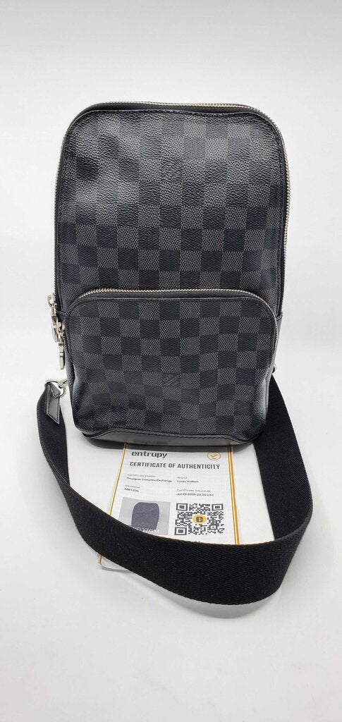 Louis Vuitton Damier Graphite Avenue Slingback