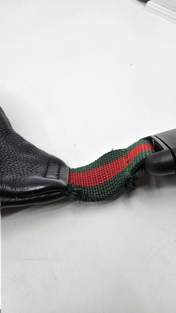 Gucci Grained Calfskin Web Beltbag