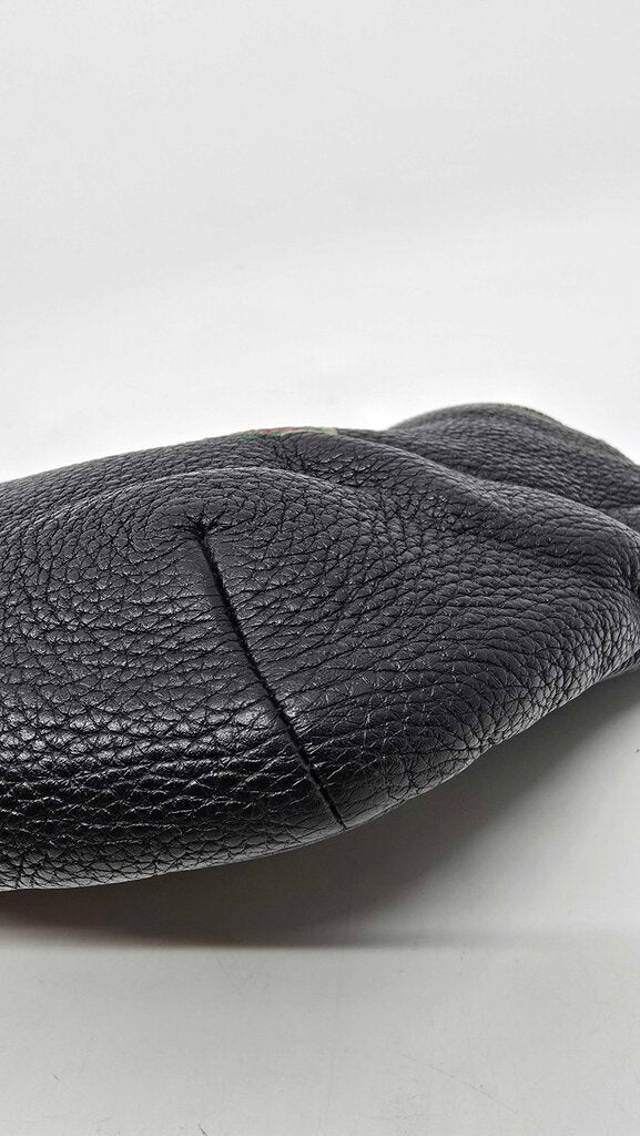 Gucci Grained Calfskin Web Beltbag