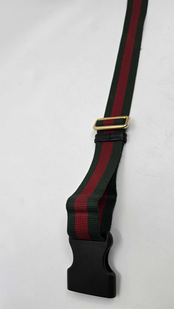 Gucci Grained Calfskin Web Beltbag