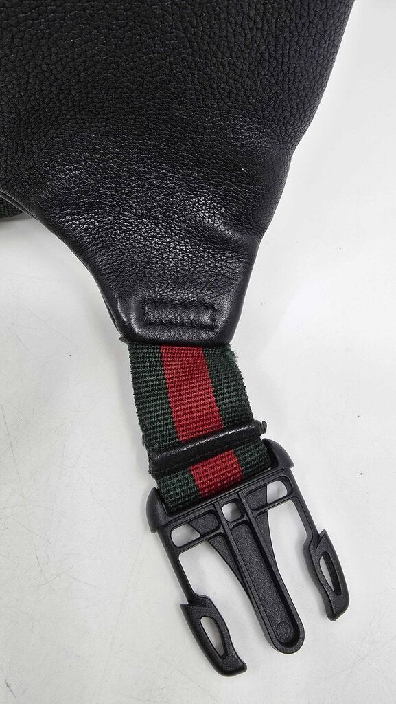 Gucci Grained Calfskin Web Beltbag