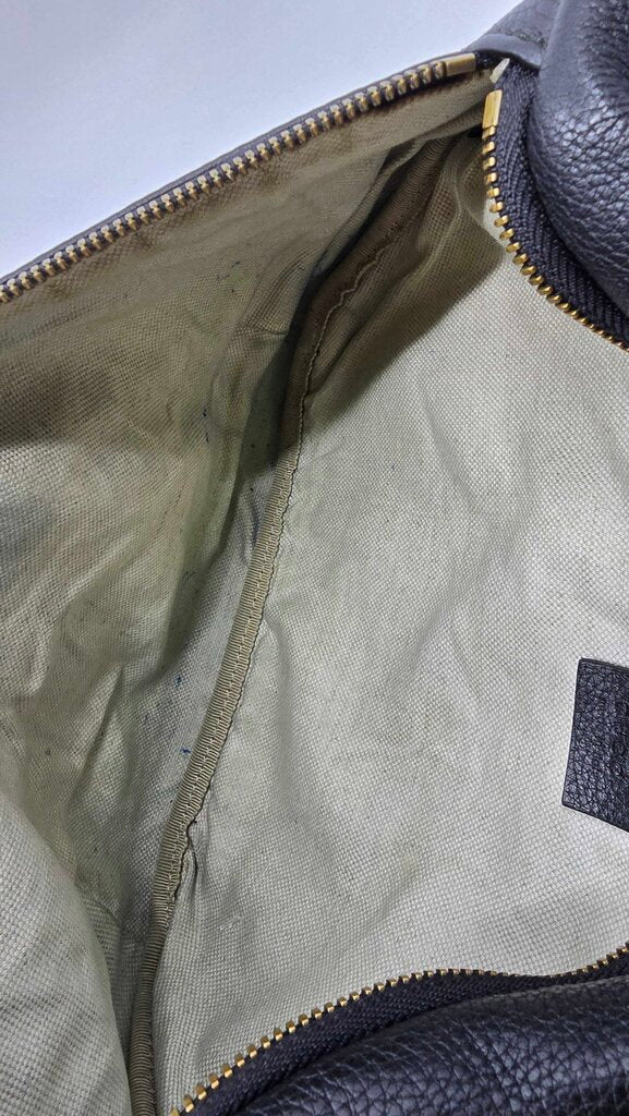 Gucci Grained Calfskin Web Beltbag