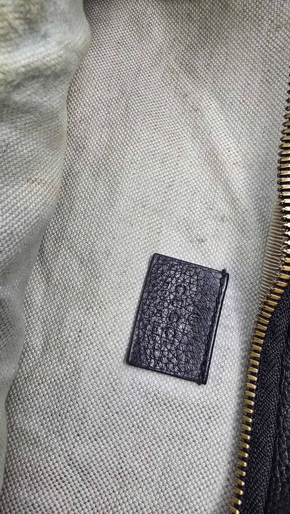 Gucci Grained Calfskin Web Beltbag